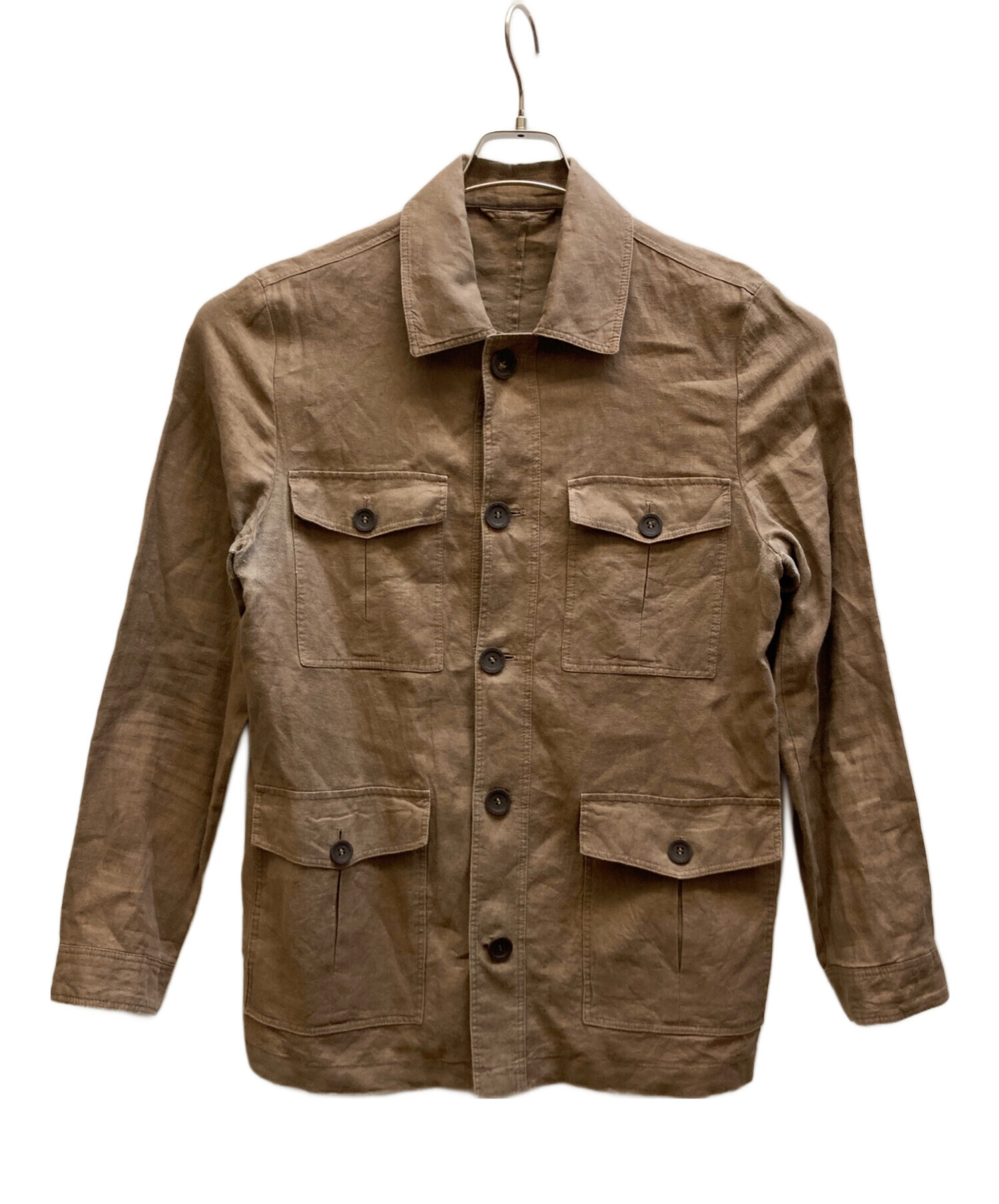 中古・古着通販】LUIGI BORRELLI (ルイジボレッリ) リネンジャケット