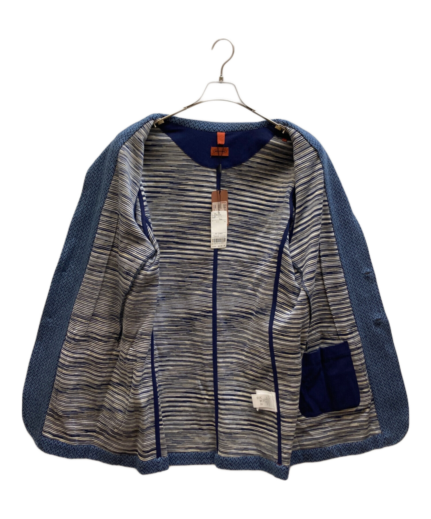 専用です。missoni ジャケット 中古・古着通販】MISSONI (ミッソーニ) テーラードジャケット ネイビー