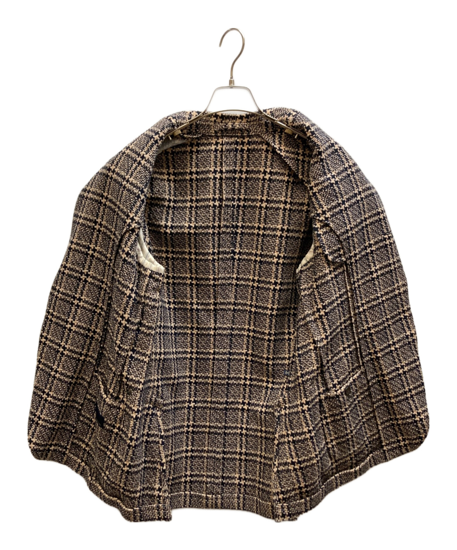 未使用　LARDINI ラルディーニ コットンジャケット48 ブラウン 中古・古着通販】LARDINI (ラルディーニ) ウールコットンテーラード