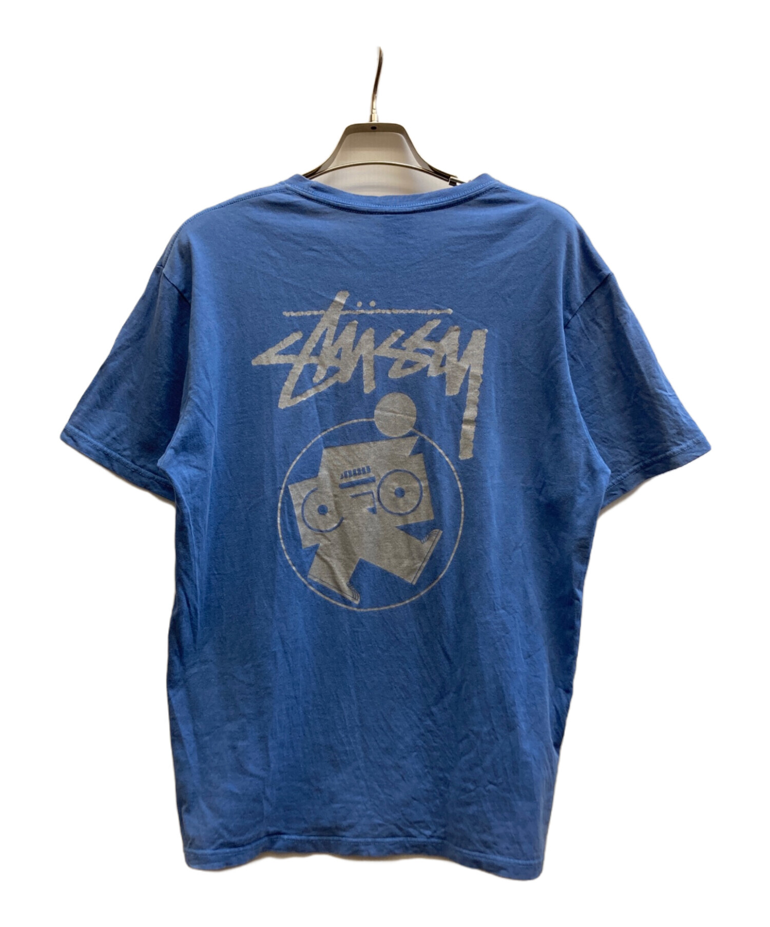 中古・古着通販】stussy (ステューシー) ロゴTシャツ ブルー サイズ:M