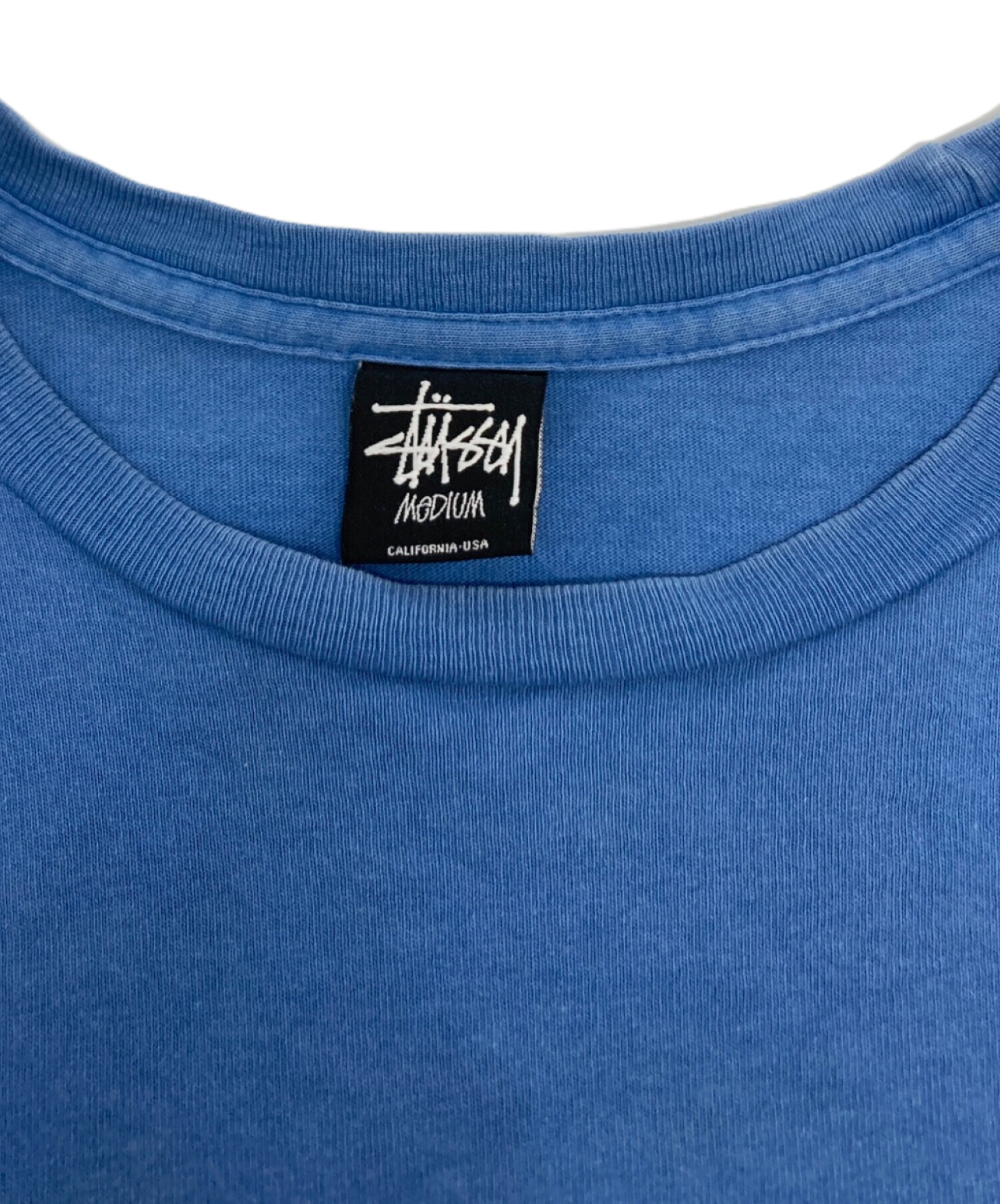 中古・古着通販】stussy (ステューシー) ロゴTシャツ ブルー サイズ:M
