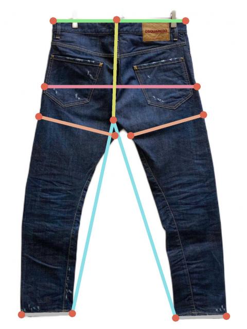 中古・古着通販】DSQUARED2 (ディースクエアード) SEXY TWIST JEAN