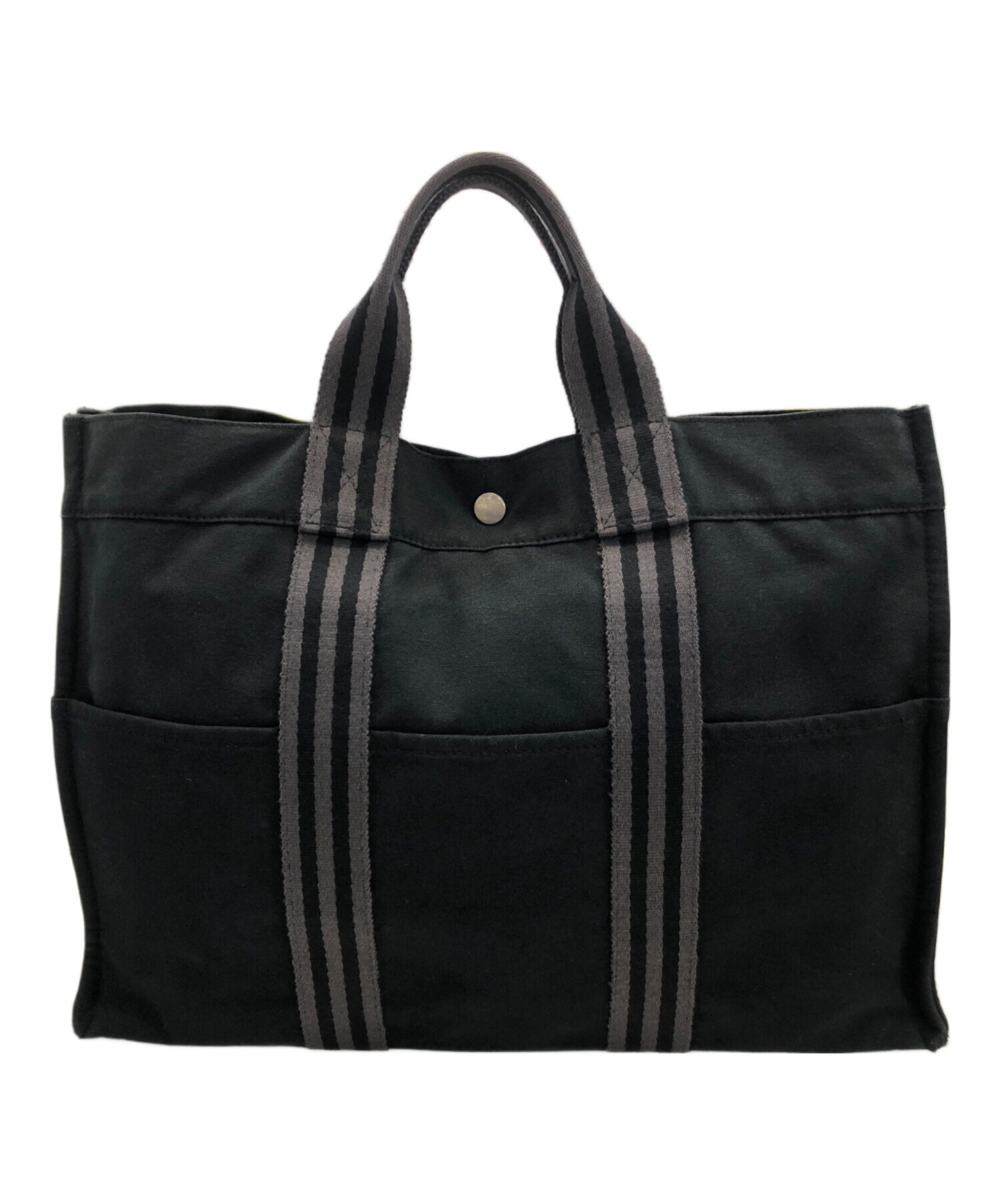 HERMES (エルメス) エールラインハンドバッグ メンズ ハンドバッグ 中古 中古・古着通販】HERMES (エルメス) エールラインMMトートバッグ