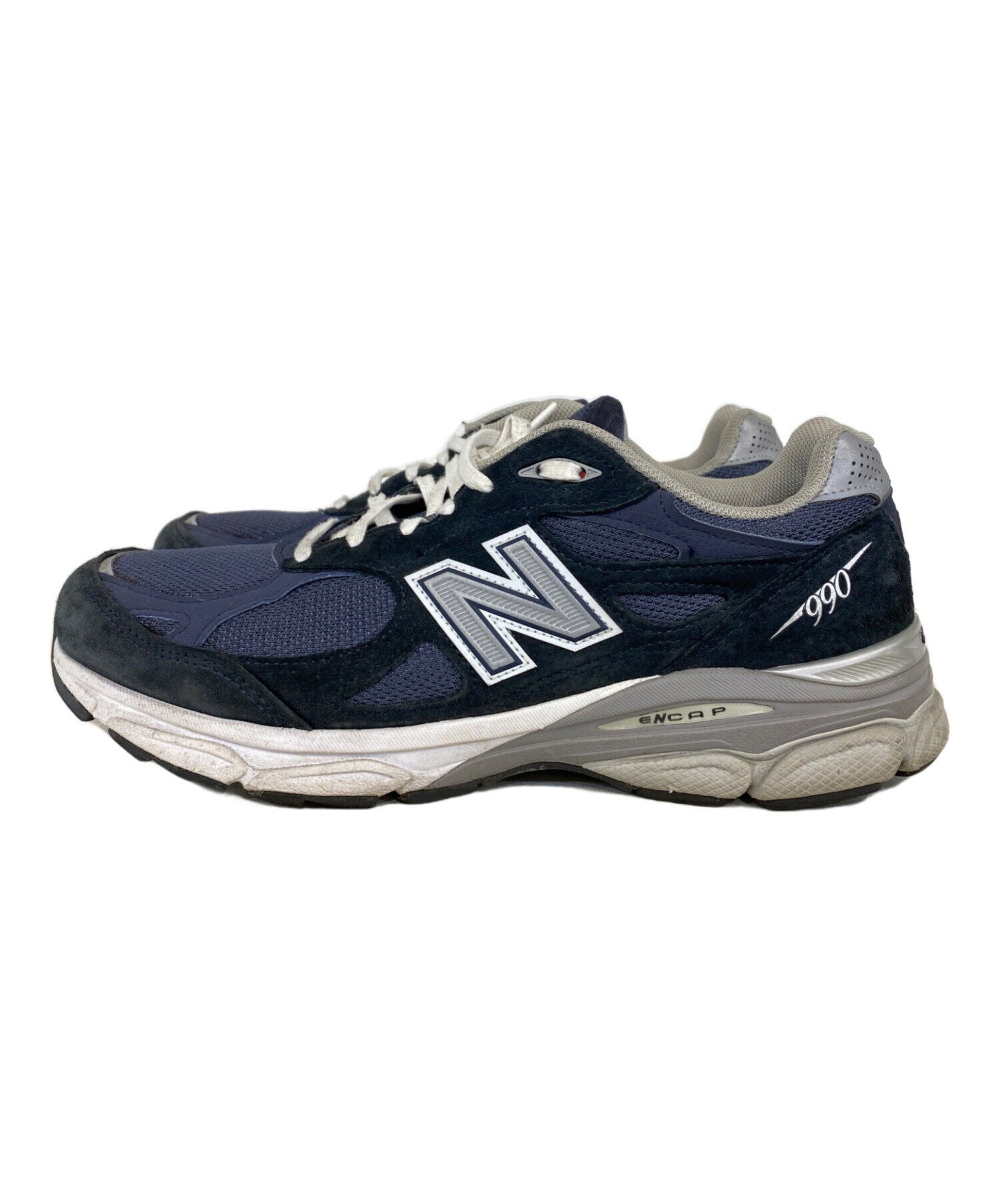 中古・古着通販】NEW BALANCE (ニューバランス) 990v3 ネイビー サイズ 