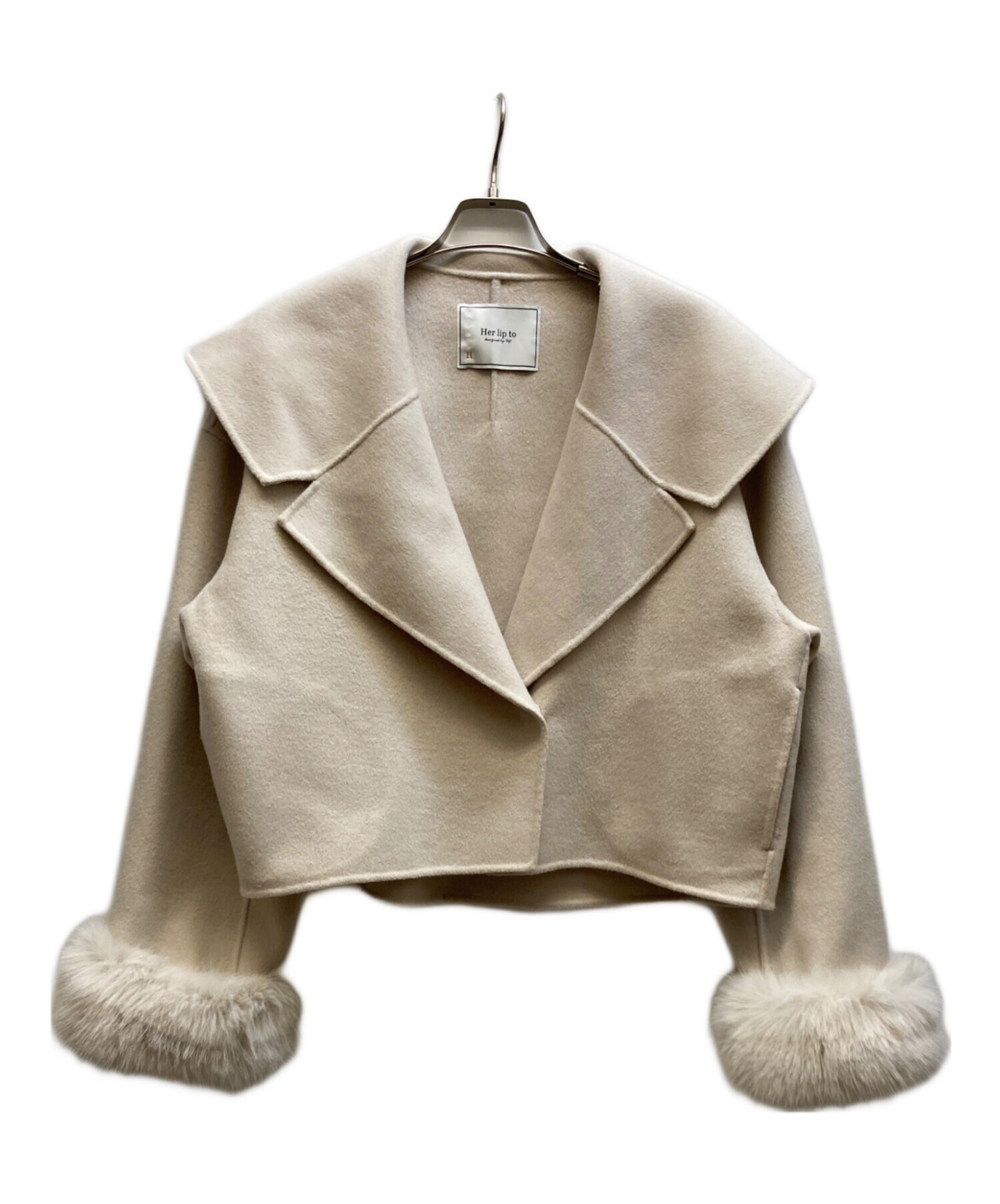 中古・古着通販】HER LIP TO (ハーリップトゥ) Loro Short Rever Coat