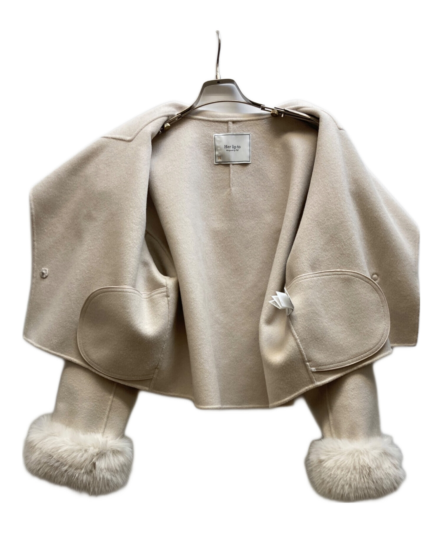 中古・古着通販】HER LIP TO (ハーリップトゥ) Loro Short Rever Coat