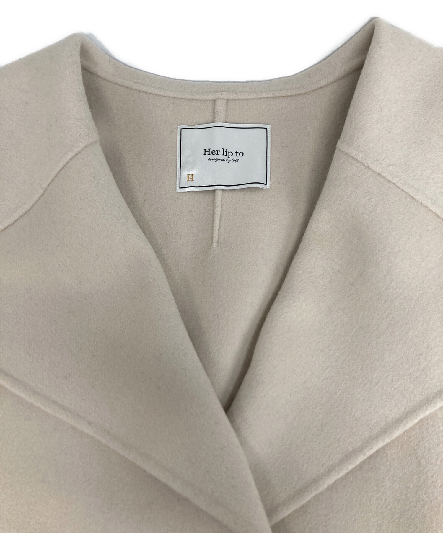 中古・古着通販】HER LIP TO (ハーリップトゥ) Loro Short Rever Coat