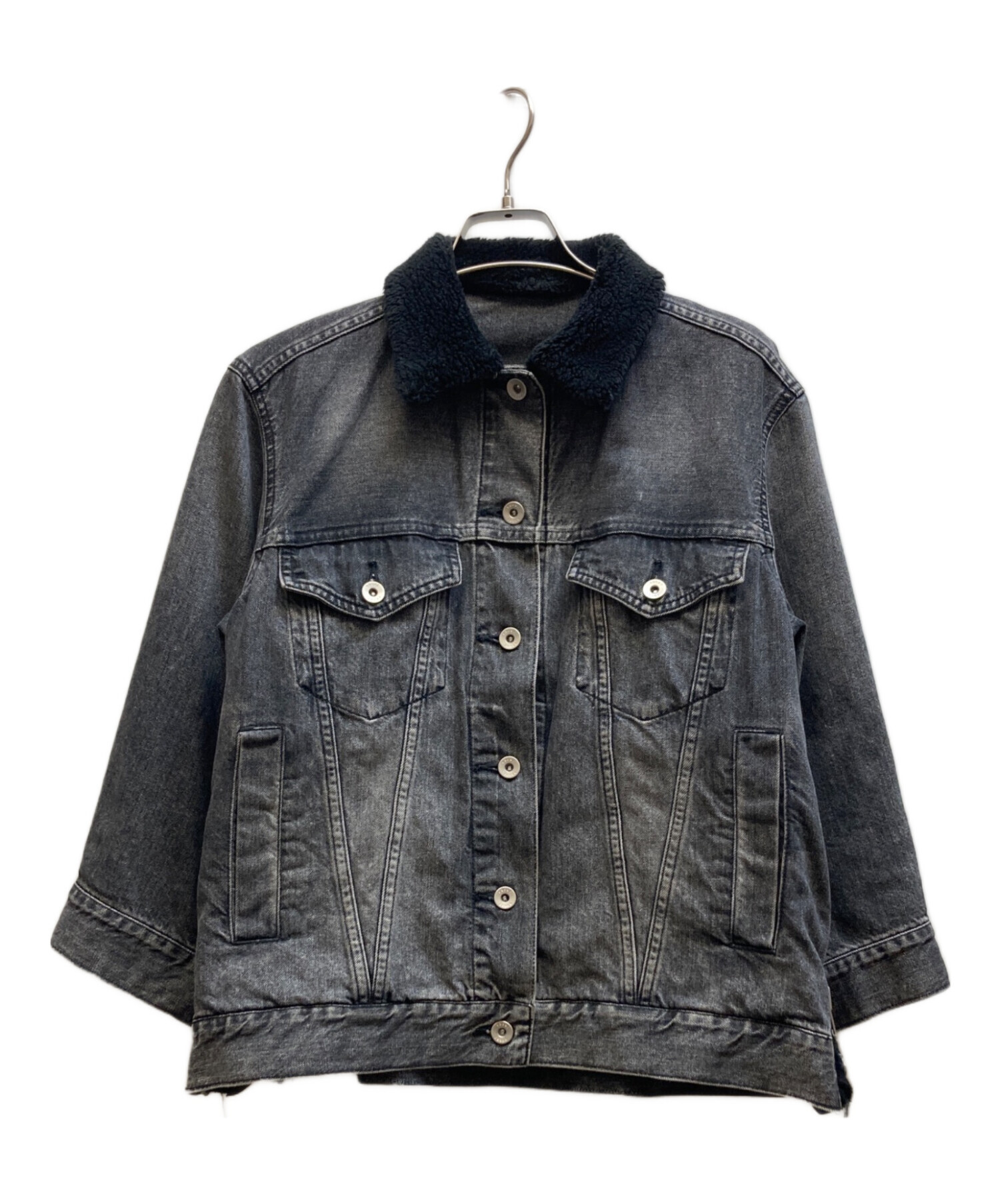 sacai (サカイ) デニムジャケット グレー サイズ:2 sacai デニムブルゾン 2