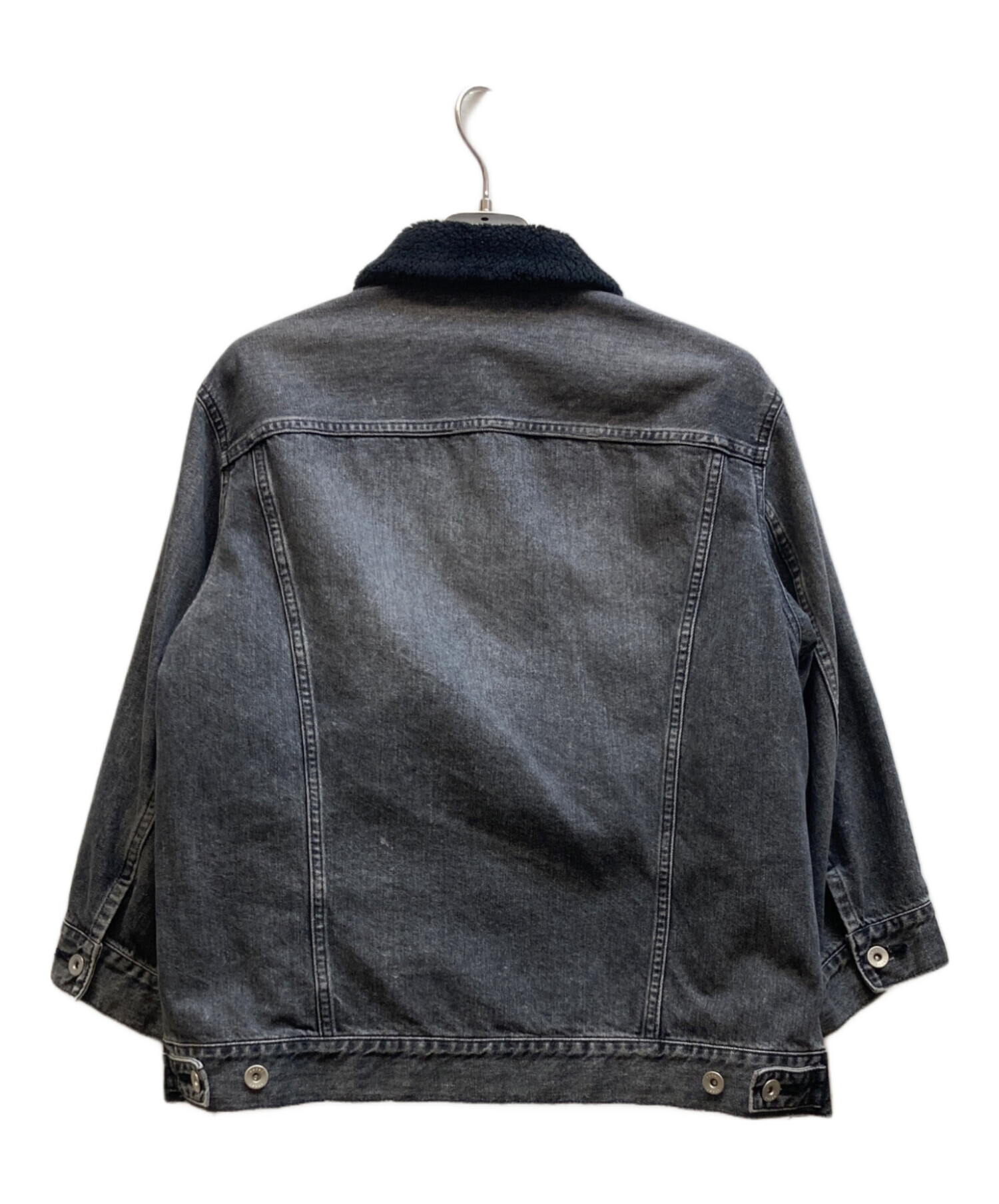 中古・古着通販】sacai (サカイ) デニムジャケット グレー サイズ:2 