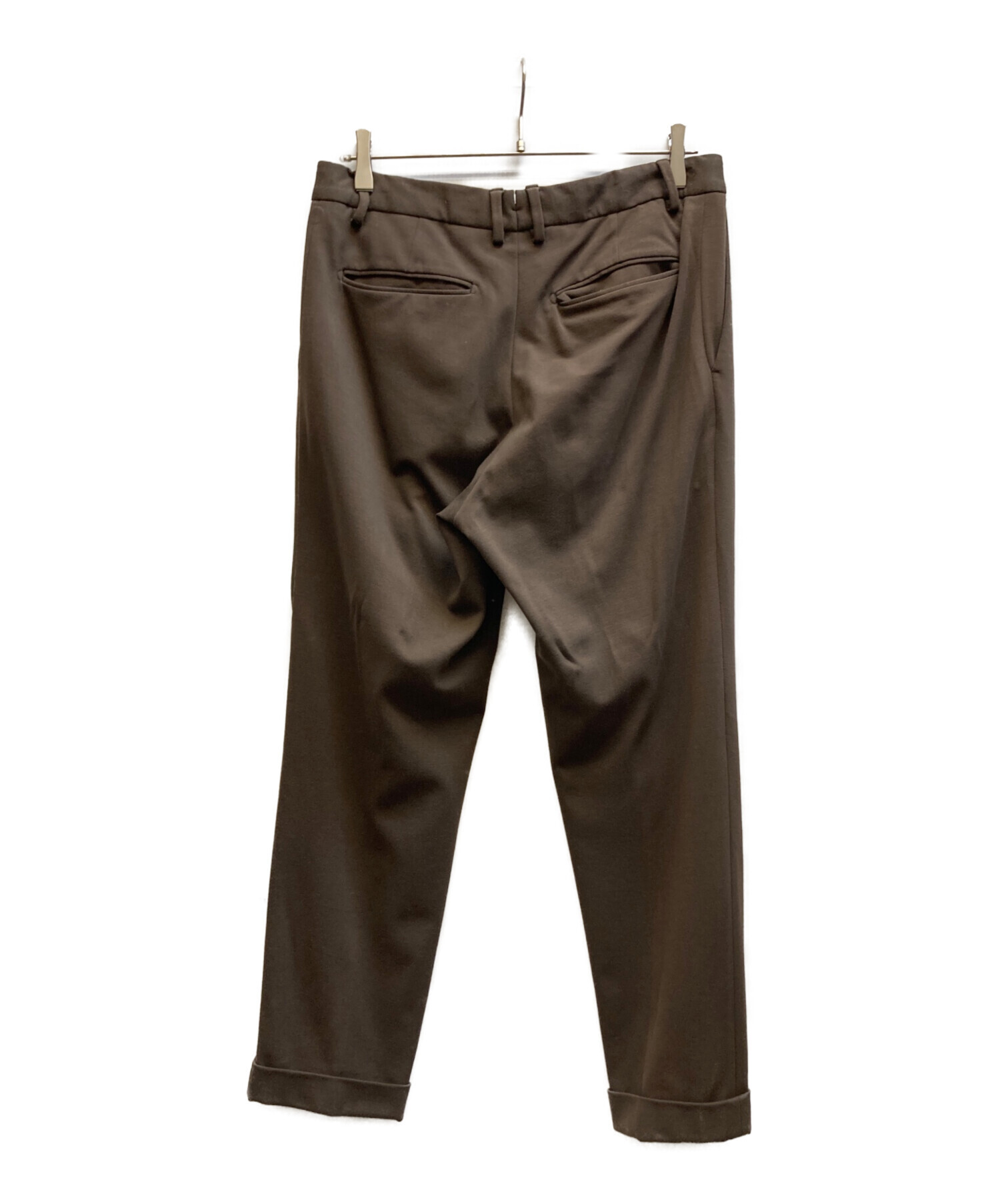 中古・古着通販】BRIGLIA 1949 (ブリリア 1949) タックパンツ ブラウン