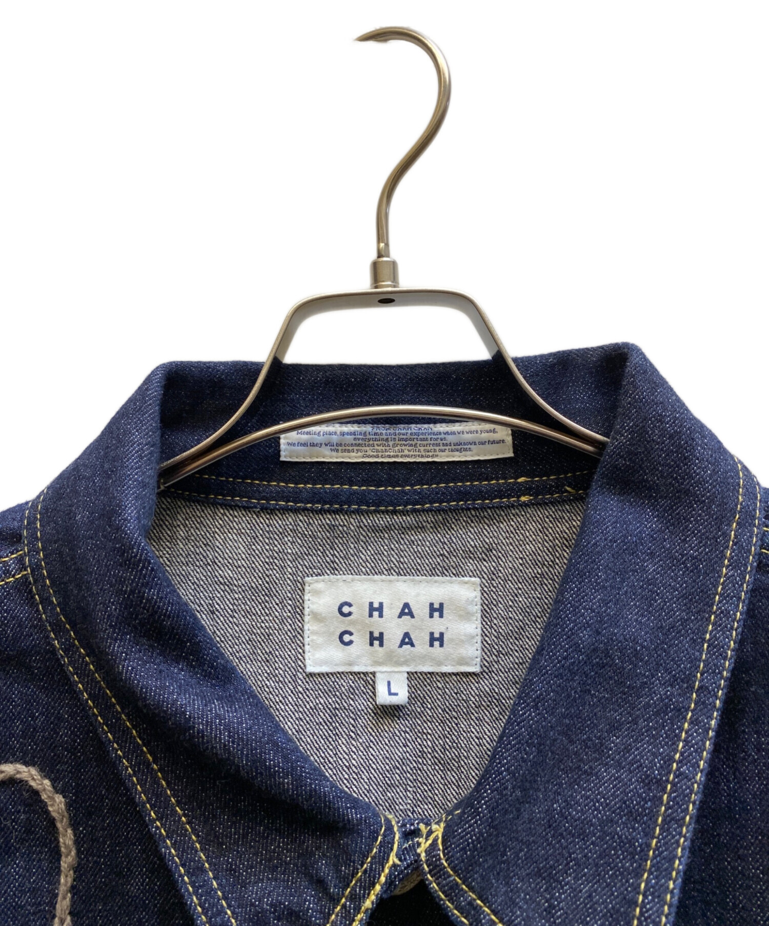 中古・古着通販】CHAH CHAH (チャーチャー) CC HAPPY DENIM TRUCKER