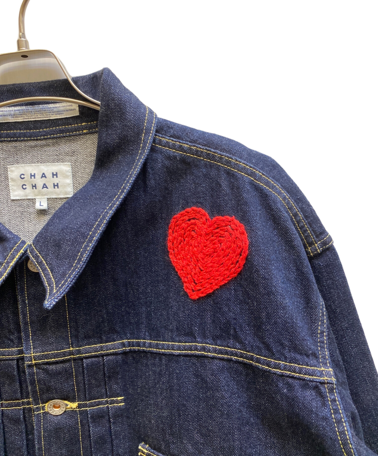 中古・古着通販】CHAH CHAH (チャーチャー) CC HAPPY DENIM TRUCKER