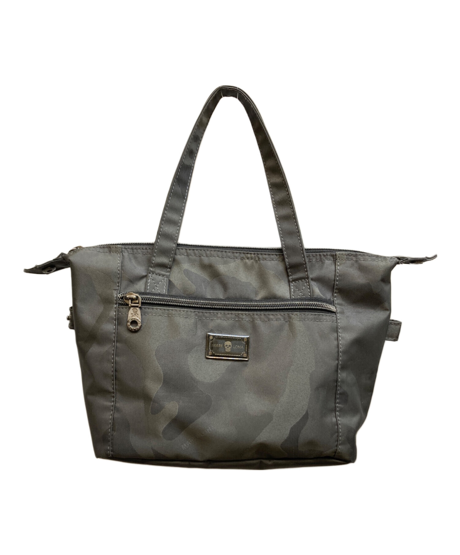 美品　MARK&LONA バックロゴプリント　ストレッチナイロントップス　50 中古・古着通販】MARK&LONA (マークアンドロナ) ミニハンドバッグ