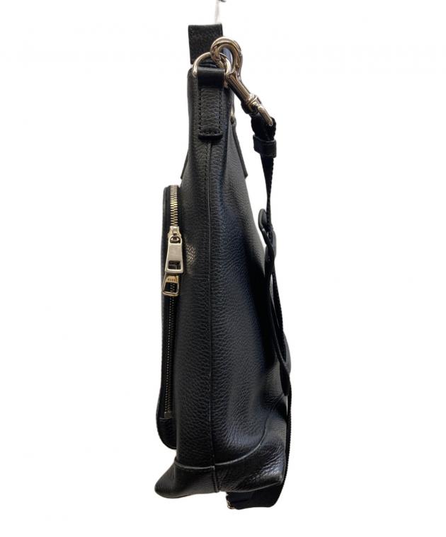 GUCCI グッチ コスモポリス トートバッグ ハンドバッグ ブラック×ブルー レザー 406463 シルバー金具 GUCCI（グッチ） 2wayバッグ コスモポリス 406463 レザー ネイビー