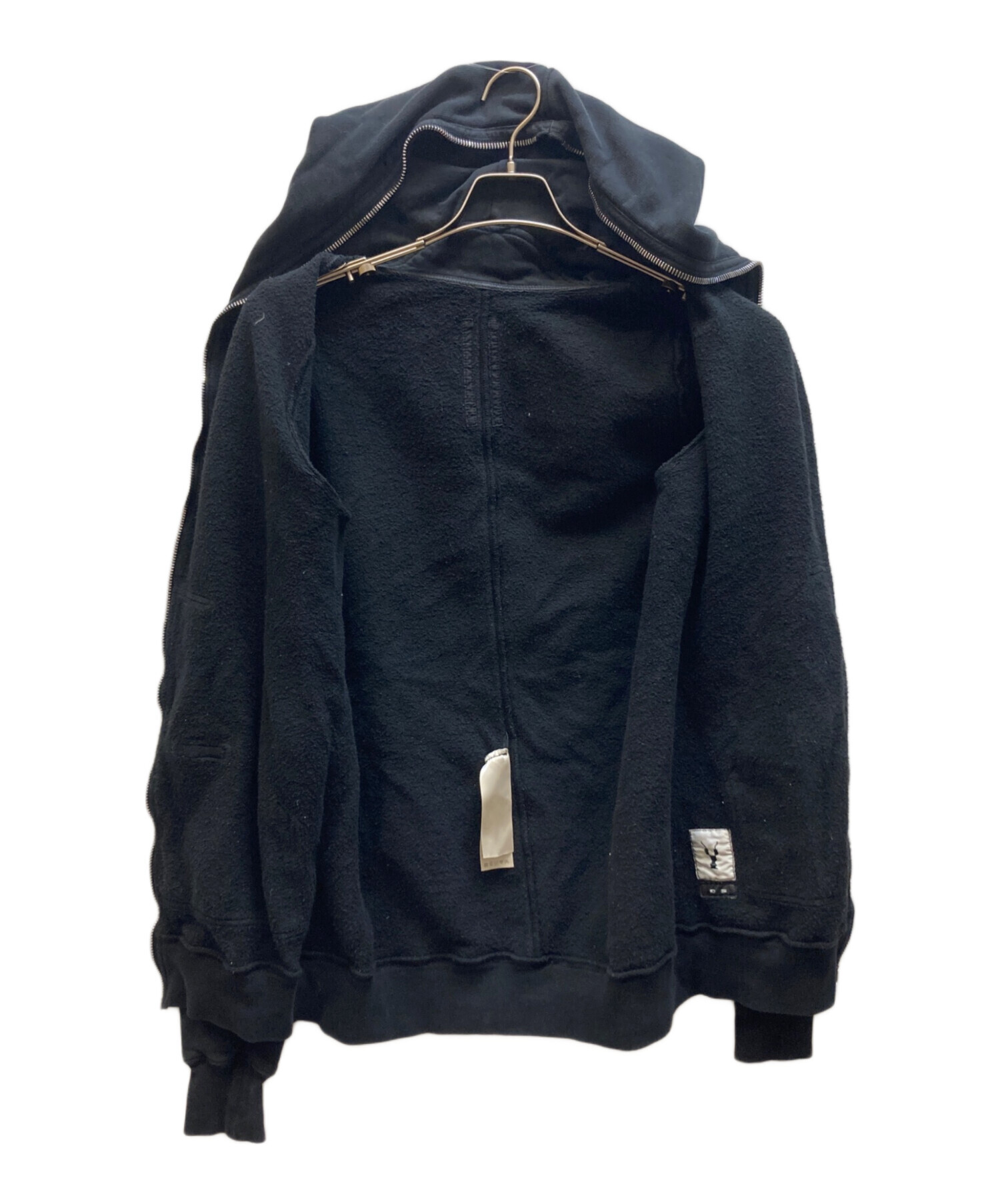 中古・古着通販】DRKSHDW (ダークシャドウ) ジップパーカー ブラック