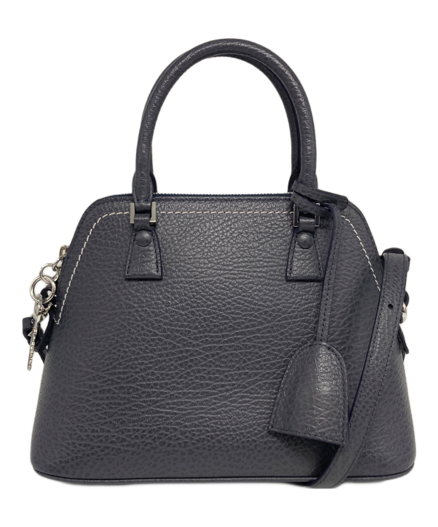 ※ショルダー紐欠品　Maison Margiela マルジェラ5ACミニ　黒 中古・古着通販】Maison Margiela (メゾンマルジェラ) 5ACミニ