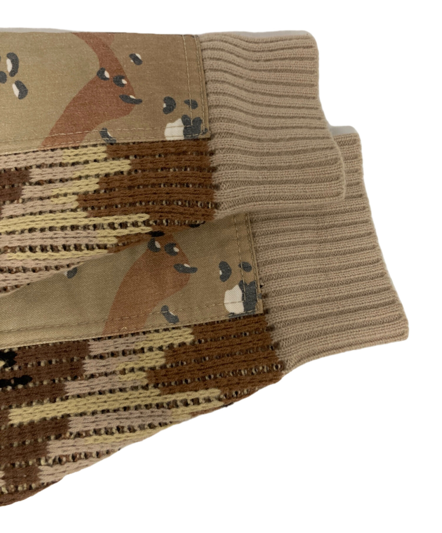 中古・古着通販】DIESEL (ディーゼル) カモフラ柄ハーフジップニット