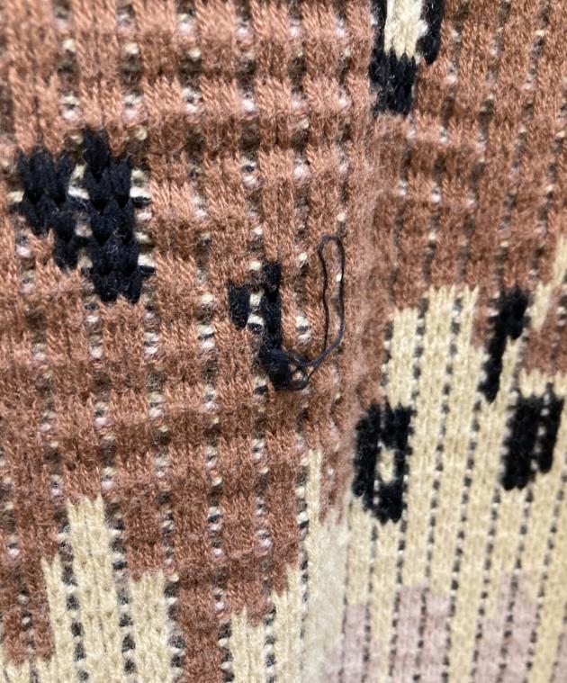 中古・古着通販】DIESEL (ディーゼル) カモフラ柄ハーフジップニット