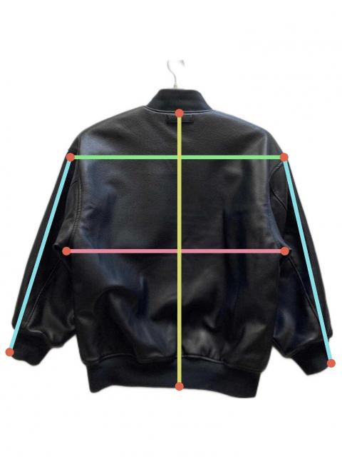 中古・古着通販】FAT (エフエーティー) スタジャン ブラック サイズ