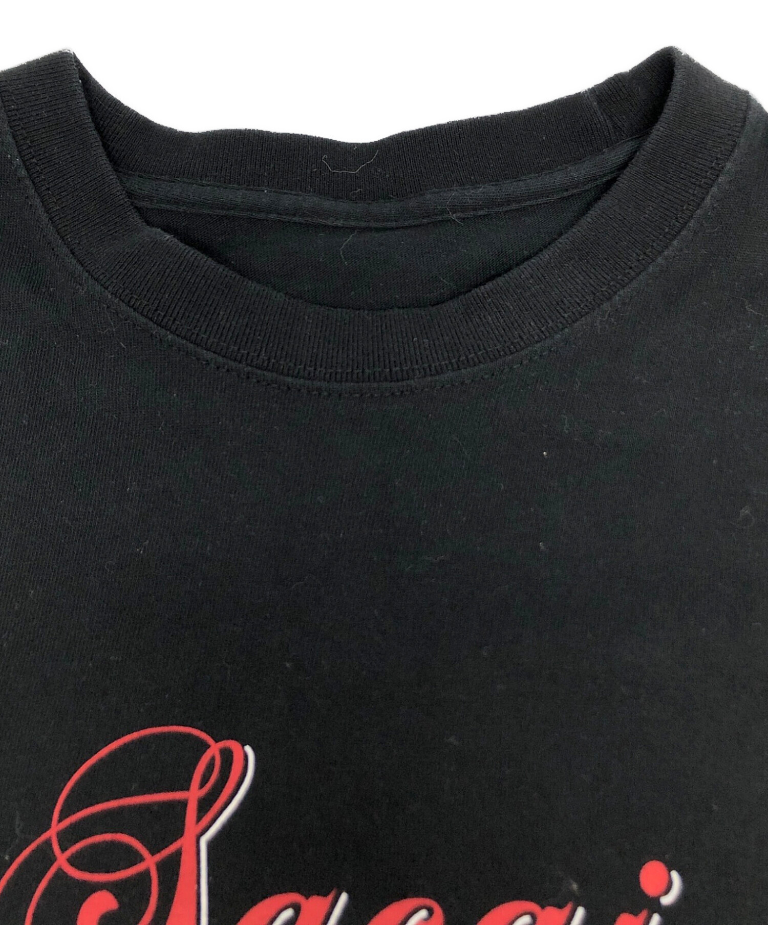 Sacai サカイ ×FRAGMENT 20AW 香港POP UP限定 フラグメント ナンバリングカットソー Tシャツ レディース レッド 20-0234S sacai（サカイ） x Fragment Design フラグメント デザイン NOT SACAI