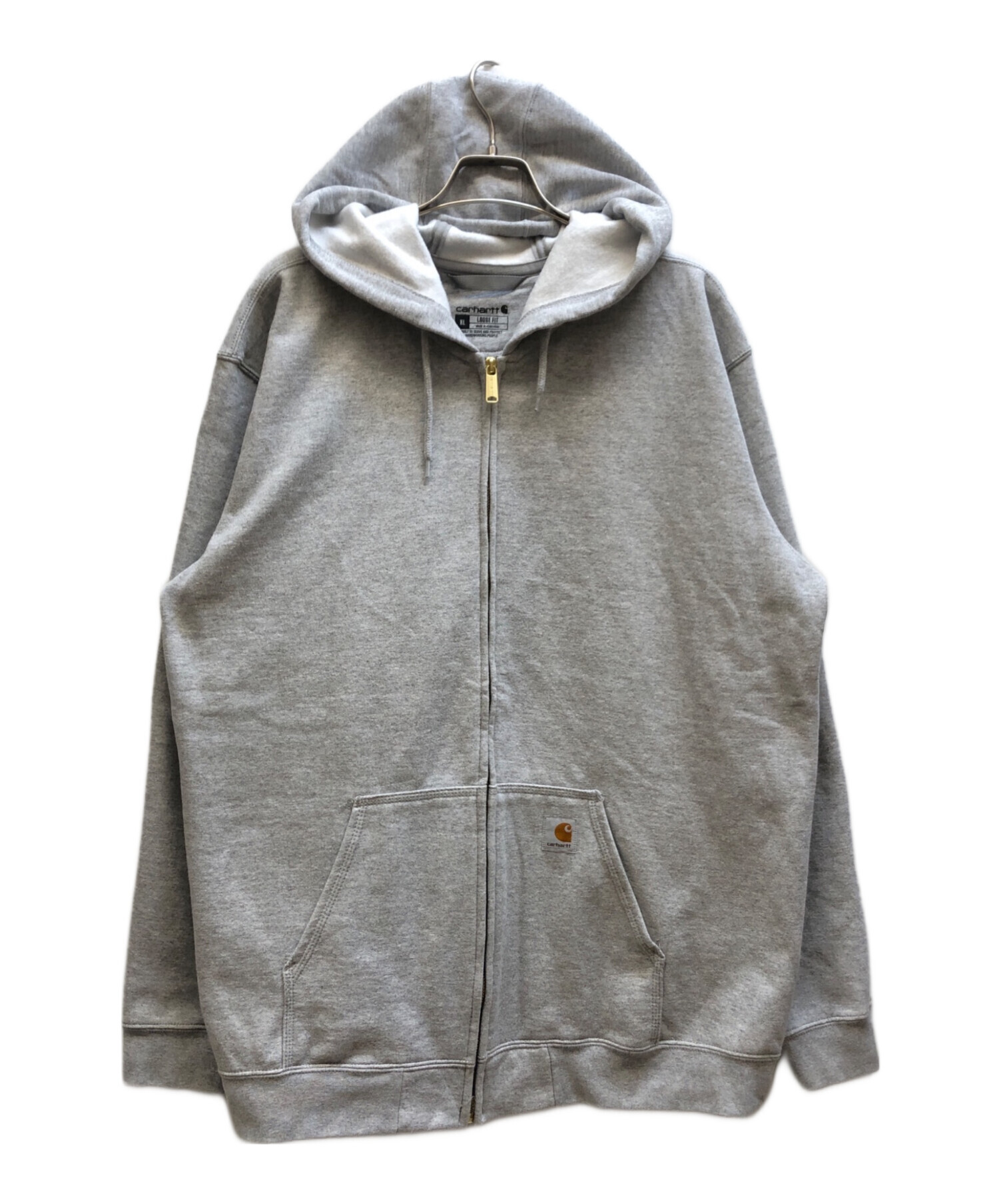 中古・古着通販】CarHartt (カーハート) ジップパーカー グレー サイズ