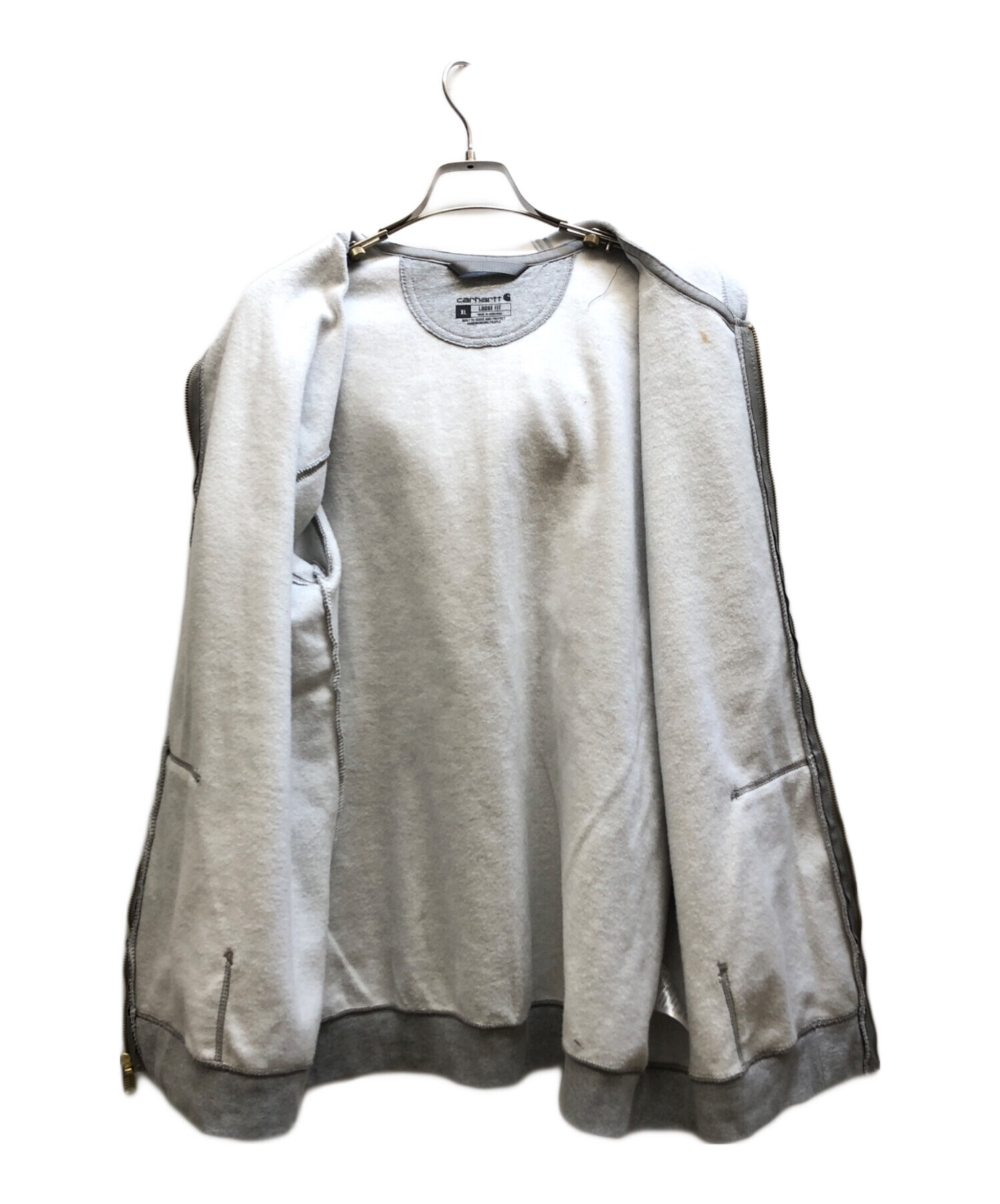 中古・古着通販】CarHartt (カーハート) ジップパーカー グレー サイズ