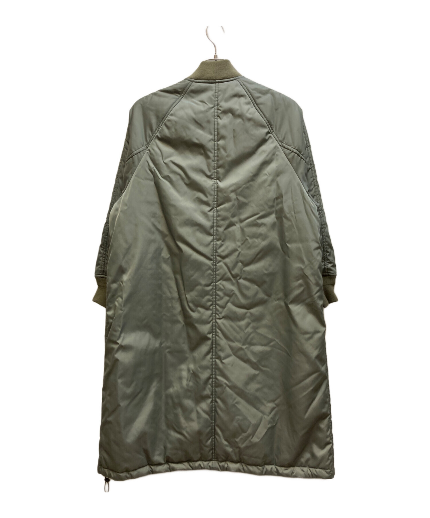 中古・古着通販】ticca (ティッカ) ロングMA-1コート グリーン サイズ 