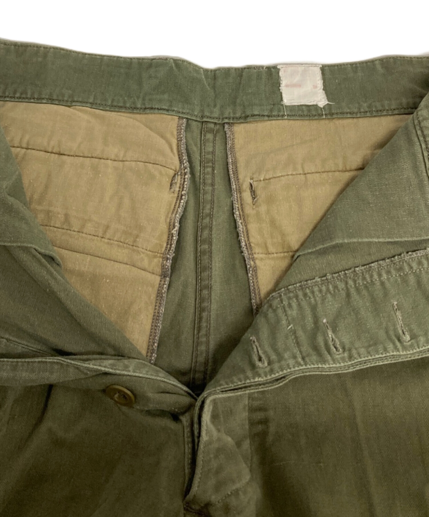 中古・古着通販】French Army (フランス軍) M47カーゴパンツ オリーブ