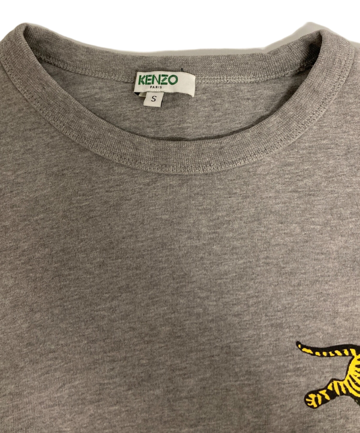 中古・古着通販】KENZO (ケンゾー) ワンポイントカットソー グレー