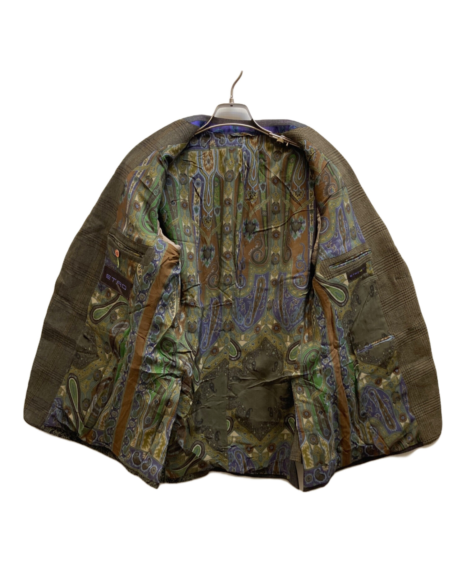 中古・古着通販】ETRO (エトロ) 異素材切替テーラードジャケット