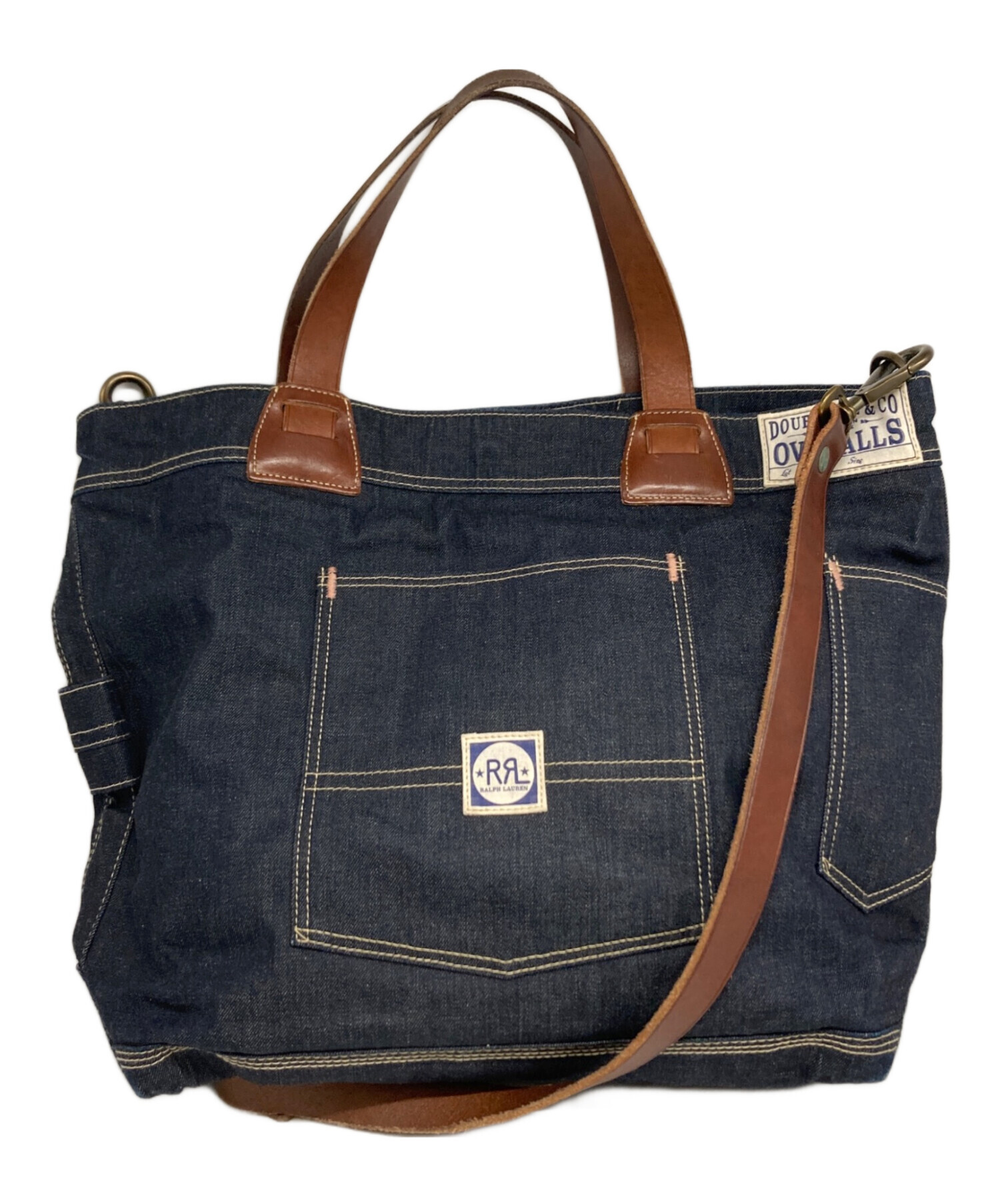 中古・古着通販】RRL (ダブルアールエル) 2WAYデニムトートバッグ