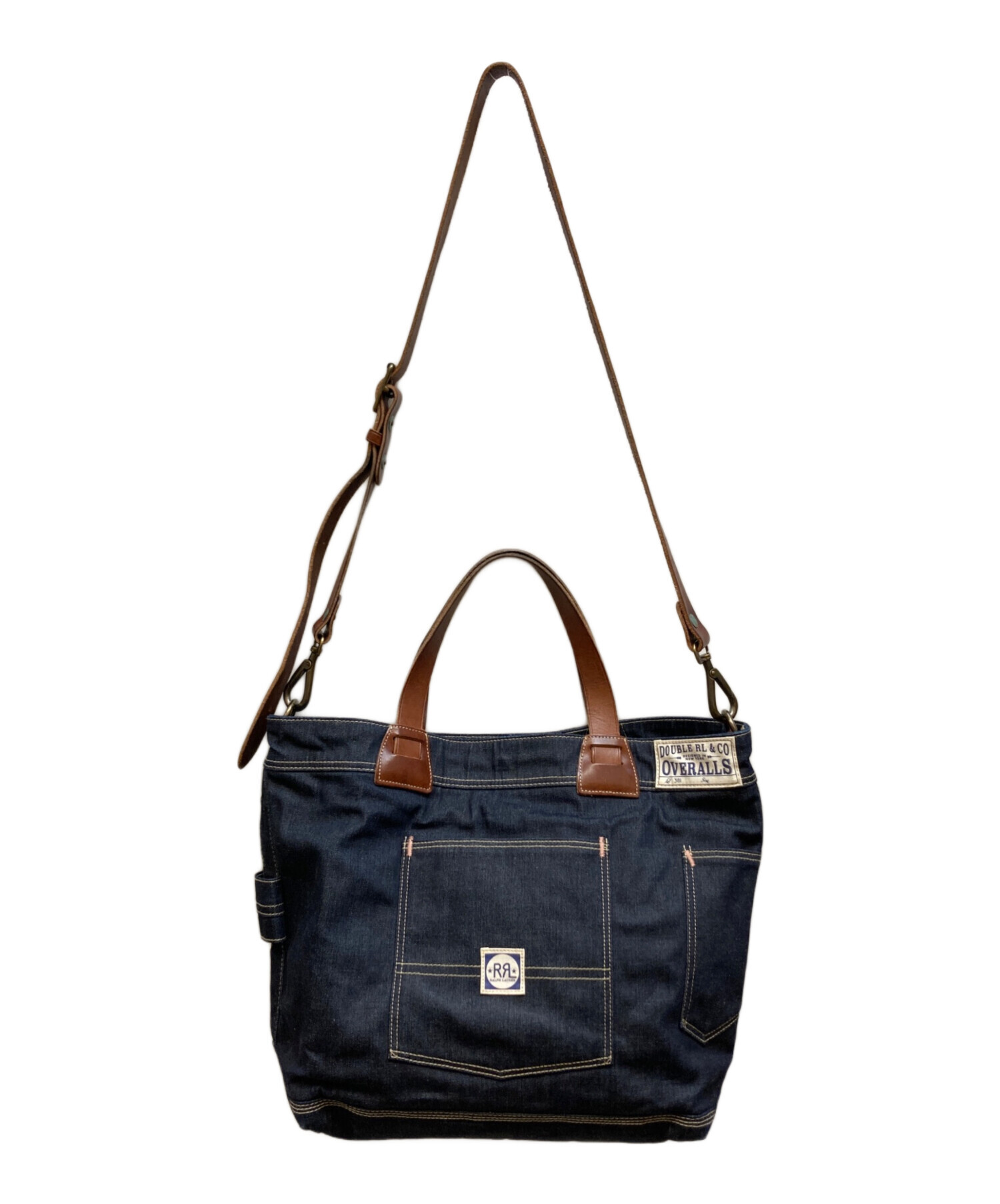 中古・古着通販】RRL (ダブルアールエル) 2WAYデニムトートバッグ