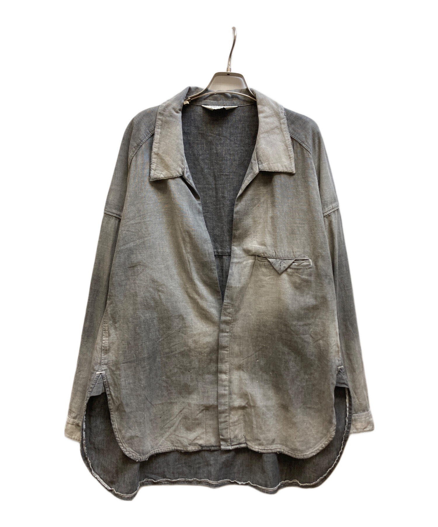 中古・古着通販】ANCELLM (アンセルム) エイジングシャンブレーロング