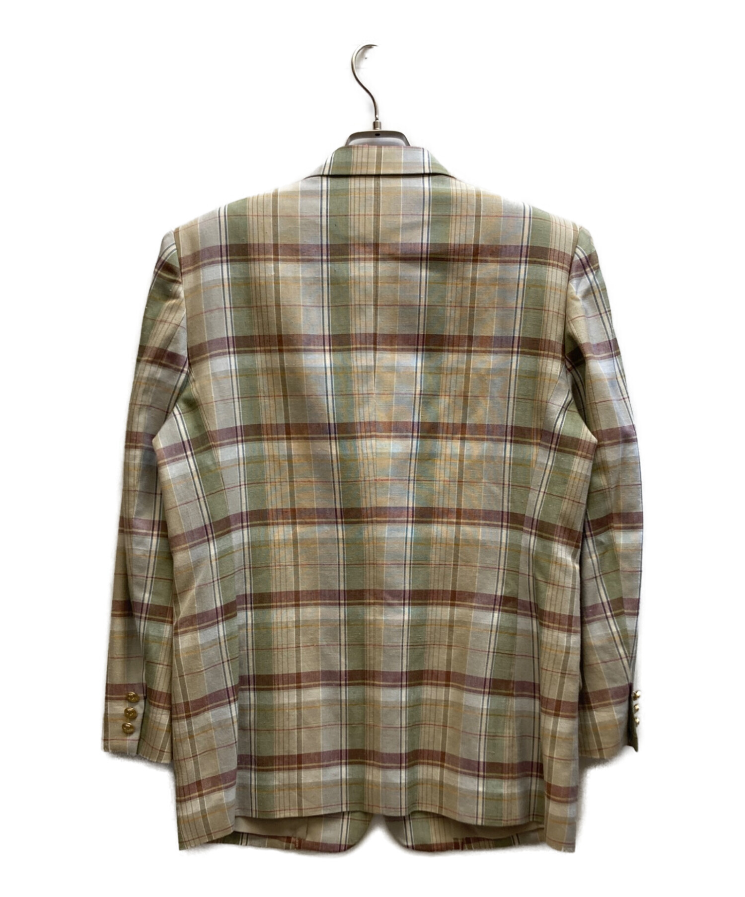 ◾︎未使用 タグ付◾︎ バーバリーロンドン テーラードジャケット シャドーチェック 中古・古着通販】Burberry's (バーバリーズ) 金釦テーラードジャケット