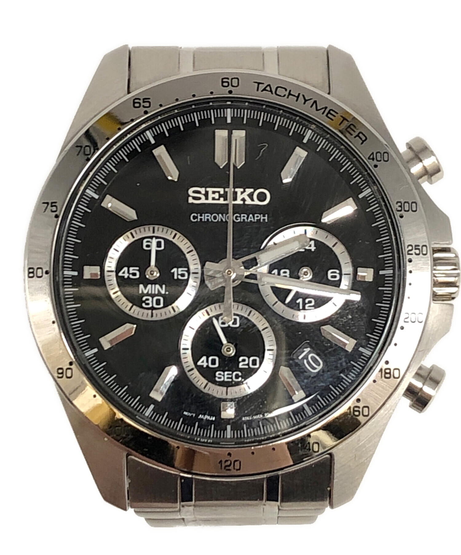 中古・古着通販】SEIKO (セイコー) スピリット クロノグラフ ブラック