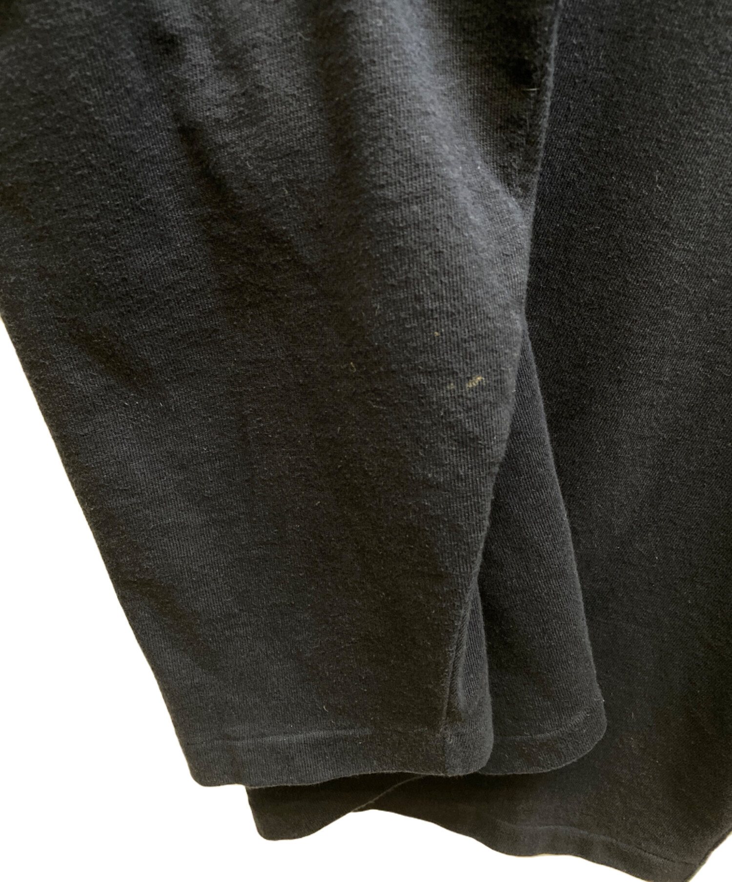 中古・古着通販】COMOLI (コモリ) フットボールTシャツ ブラック
