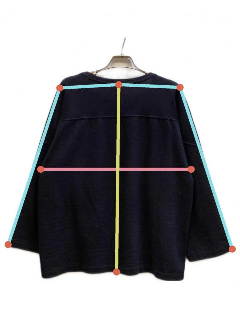 中古・古着通販】COMOLI (コモリ) フットボールTシャツ ブラック