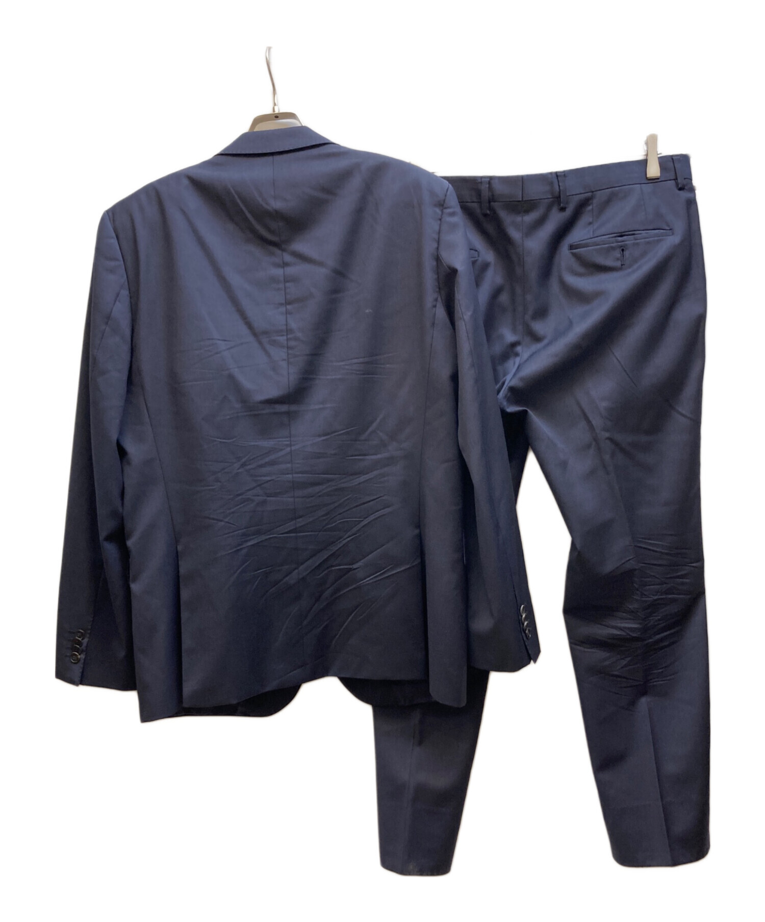 中古・古着通販】HUGO BOSS (ヒューゴ ボス) 3ピーススーツ ネイビー