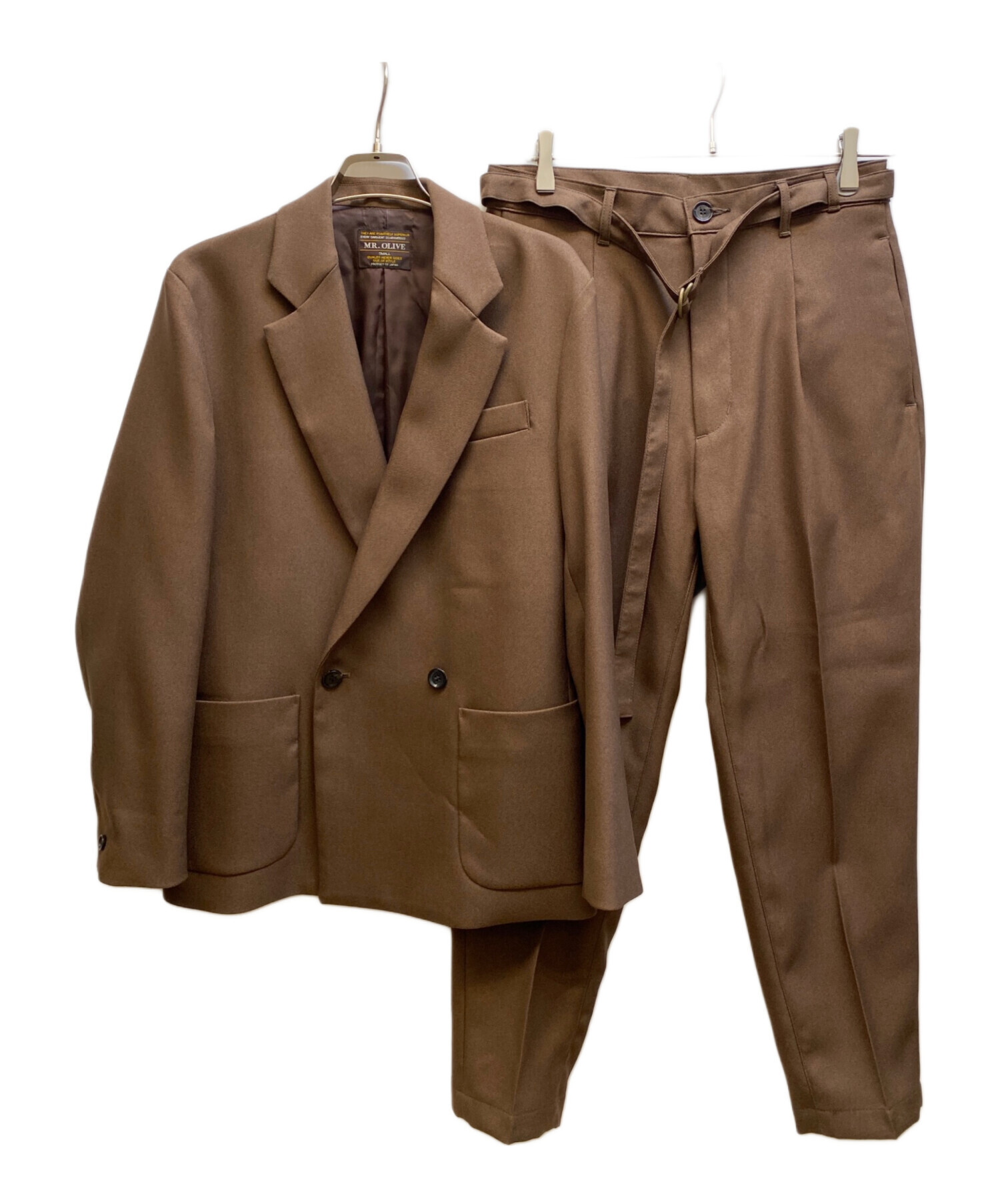 中古・古着通販】MR.OLIVE (ミスターオリーブ) セットアップ ブラウン