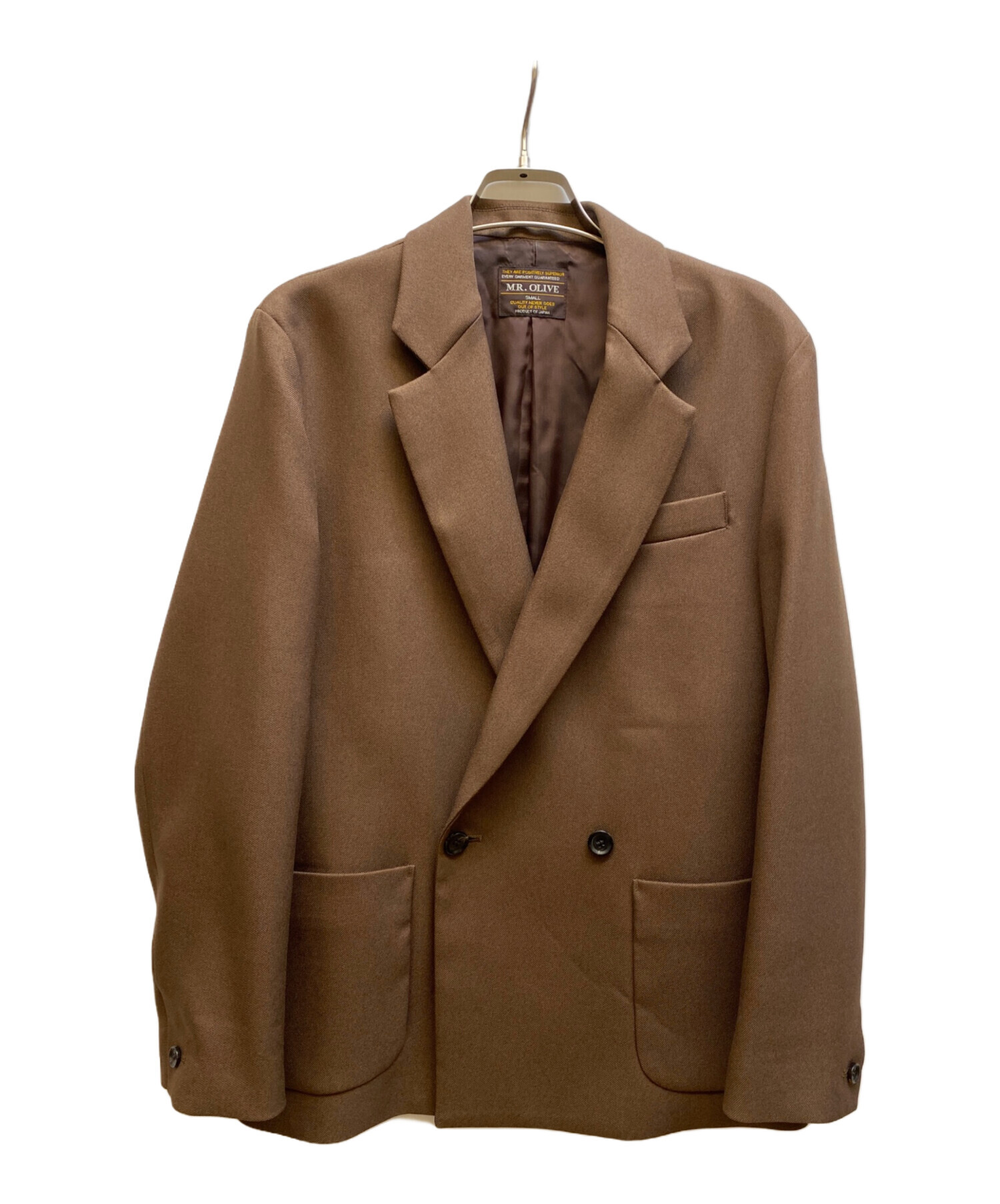 MR.OLIVE ミスターオリーブ　総柄　スーツ セットアップ　 ジャケット M 中古・古着通販】MR.OLIVE (ミスターオリーブ) セットアップ ブラウン