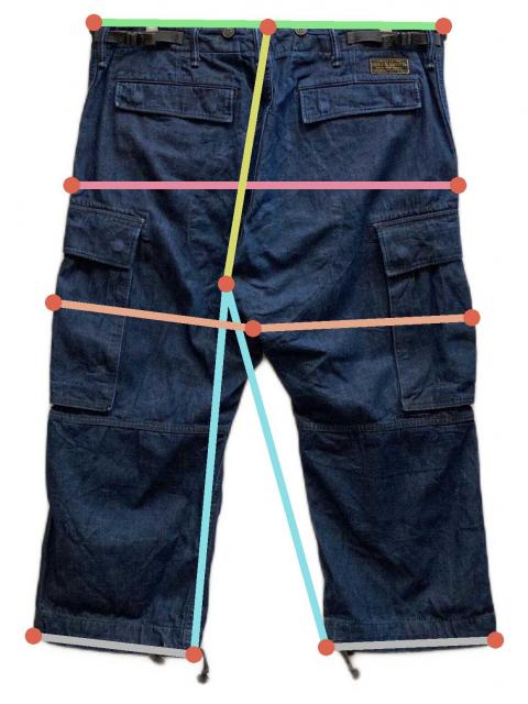 中古・古着通販】RRL (ダブルアールエル) SURPLUS CARGO PANT