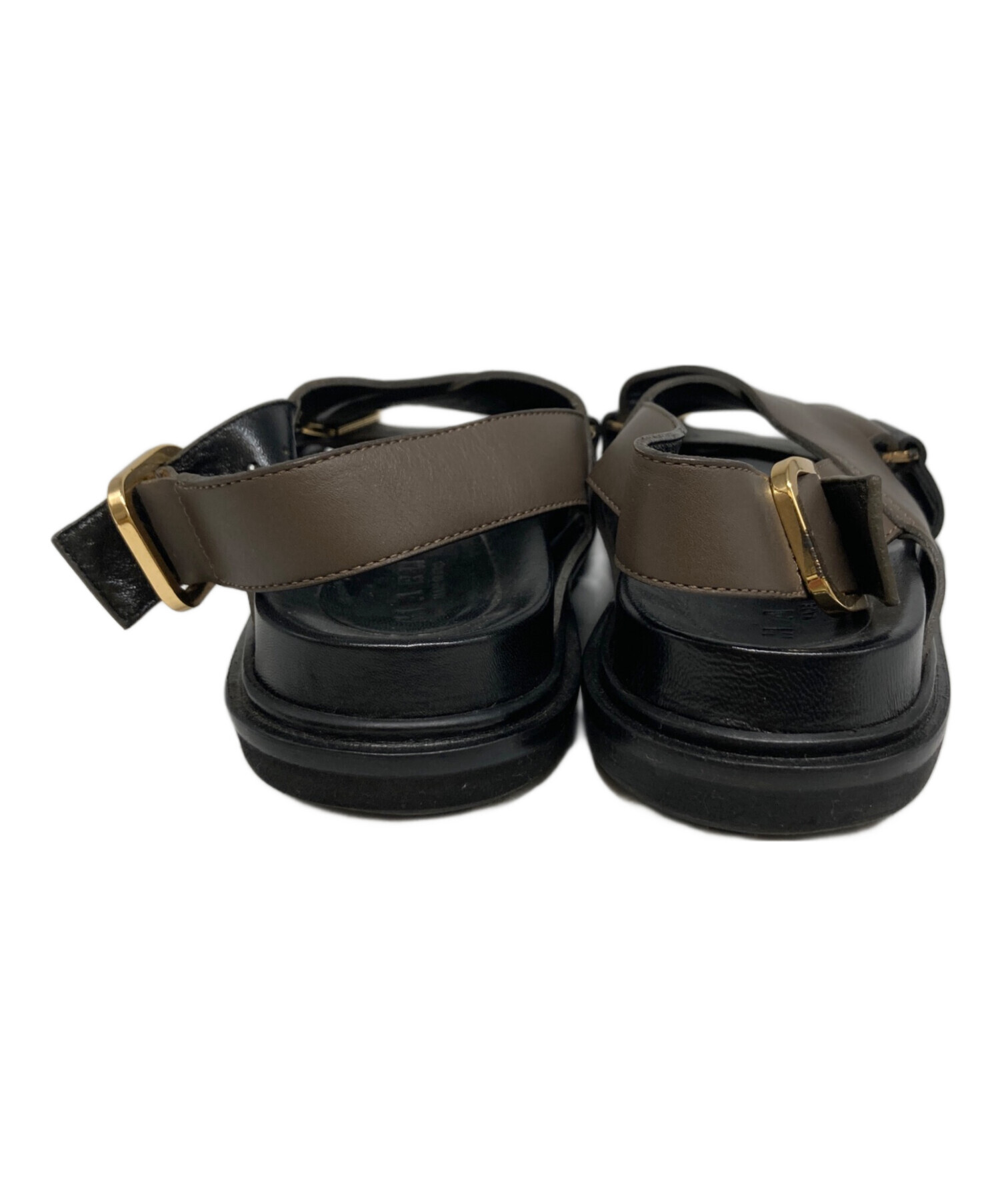 中古・古着通販】MARNI (マルニ) フスベットサンダル ブラウン