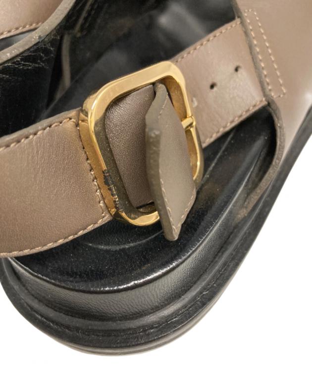 中古・古着通販】MARNI (マルニ) フスベットサンダル ブラウン