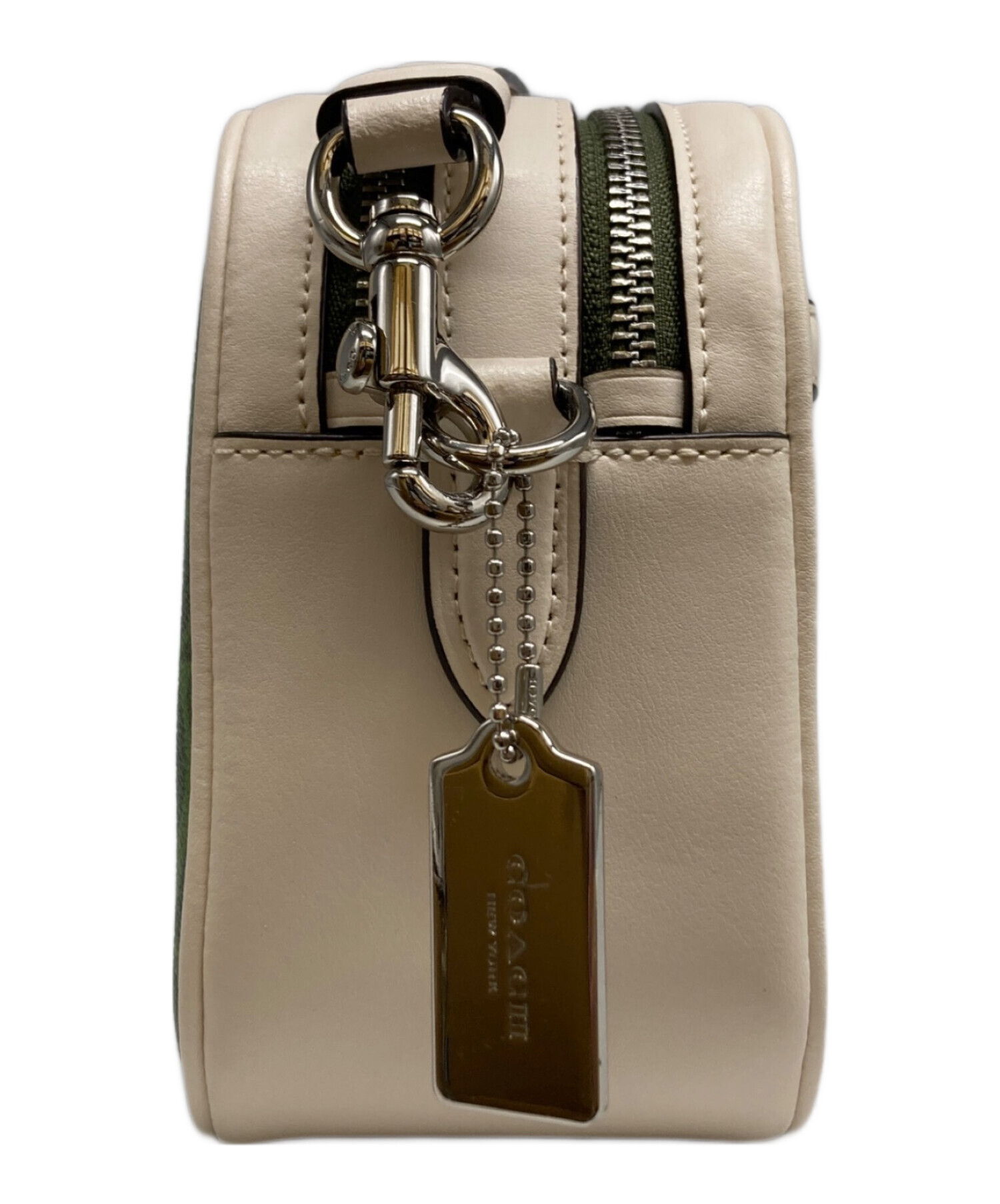 1円◇極美品 COACH コーチ ショルダーバッグ シグネチャー F03574 