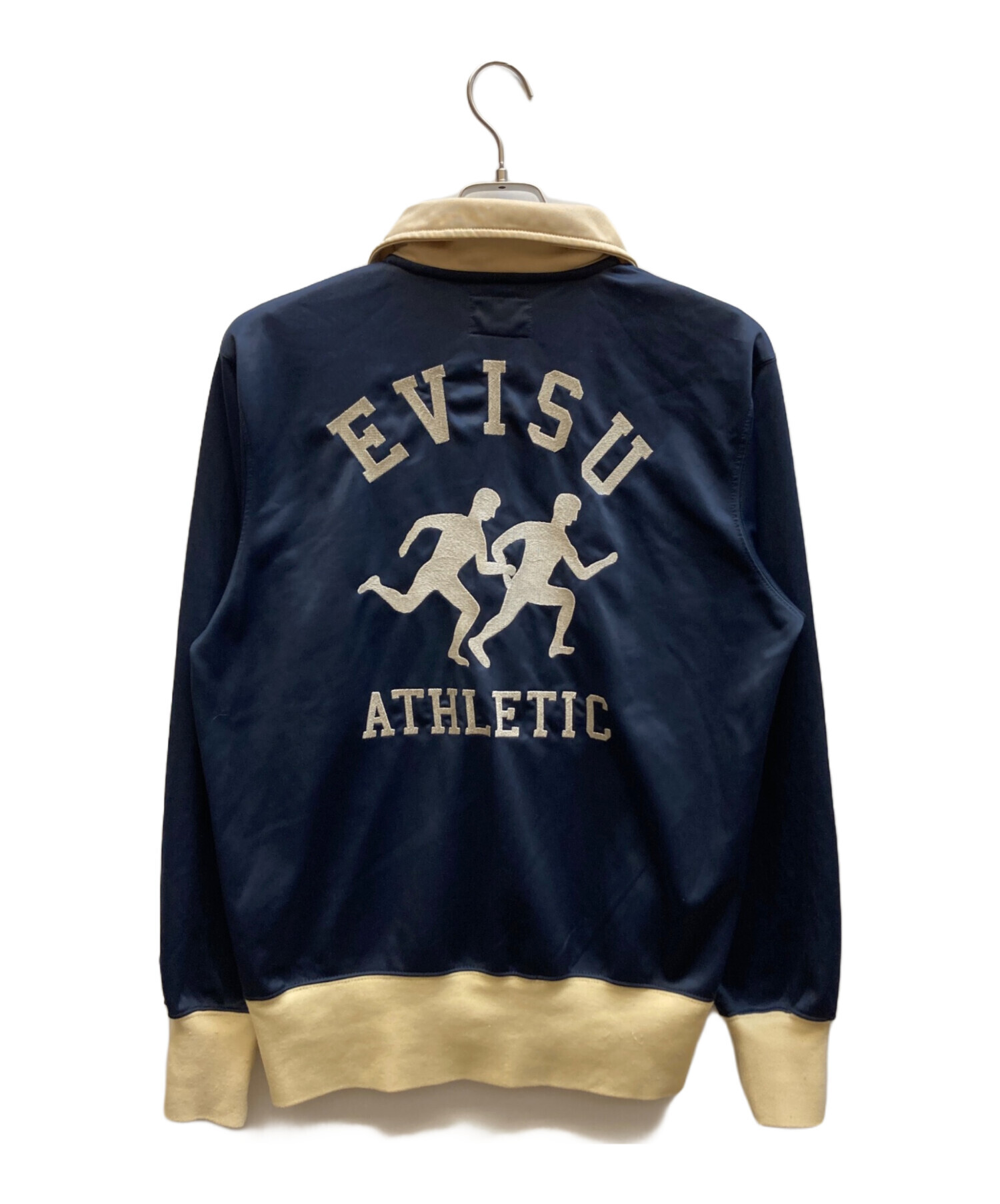 中古・古着通販】EVISU (エヴィス) アスレチックジャケット ベージュ 