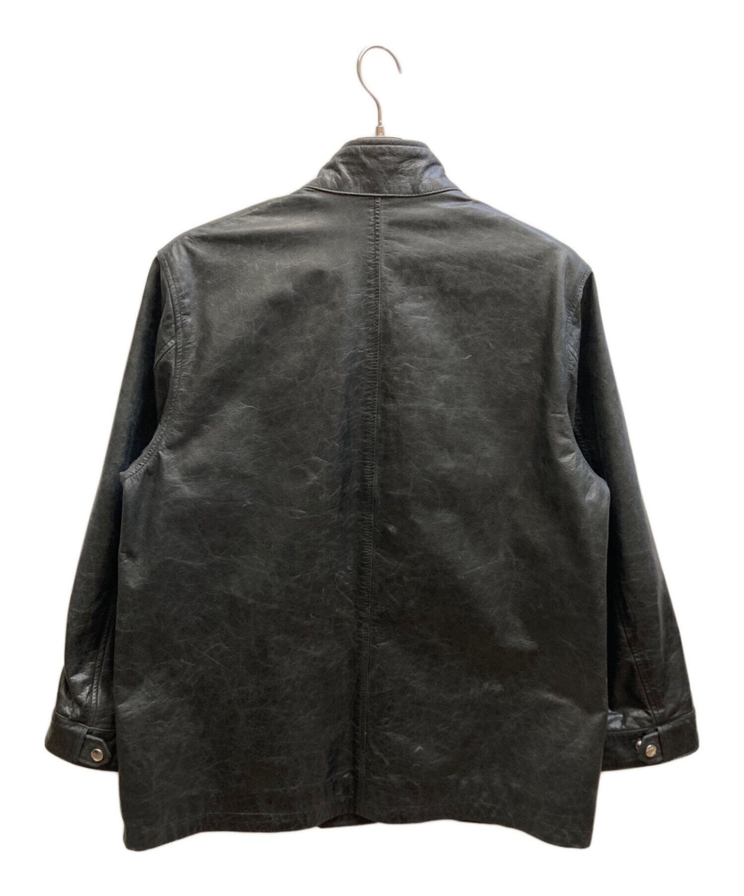ち*す様 MAISON SPECIAL バッファローレザー ショートモッズコート MAISON SPECIAL（メゾンスペシャル）の「《UNISEX》Buffalo Crack