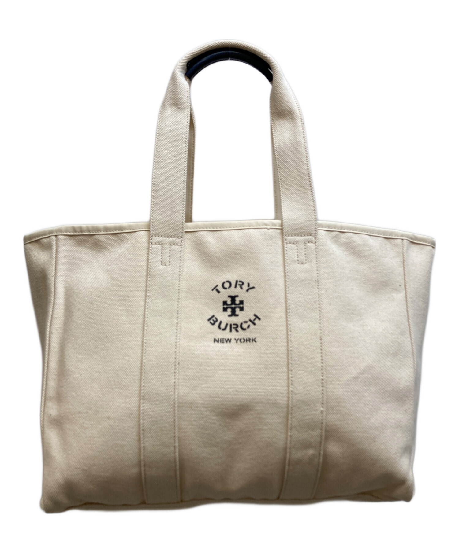 中古・古着通販】TORY BURCH (トリーバーチ) キャンバストートバッグ 
