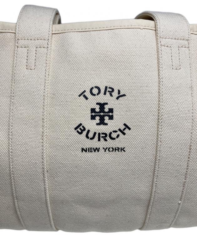 中古・古着通販】TORY BURCH (トリーバーチ) キャンバストートバッグ
