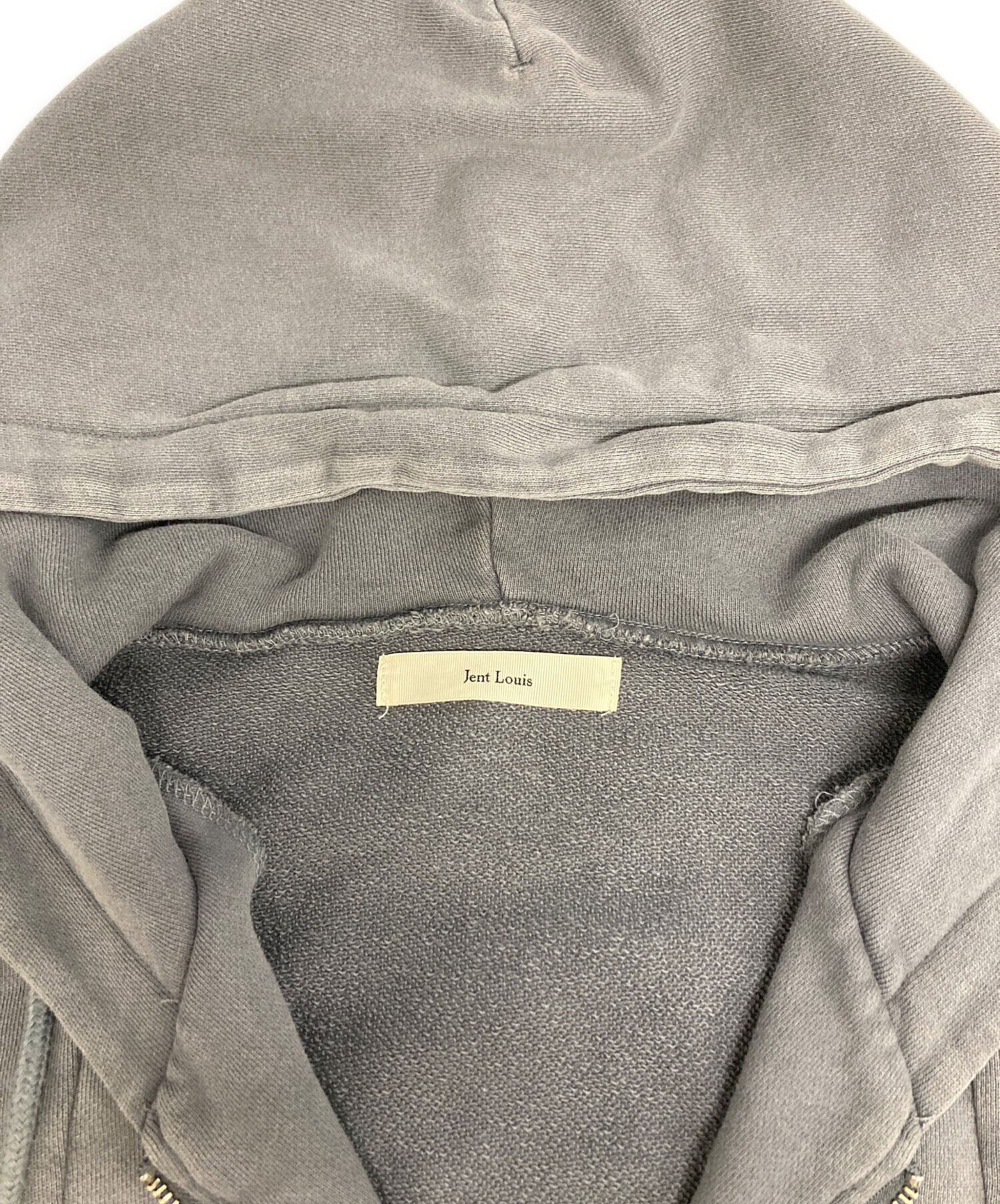 jent louis Double Zip Hoodie M グレー　モード 中古・古着通販】jent louis (ジェントルイス) ダブルジップパーカー