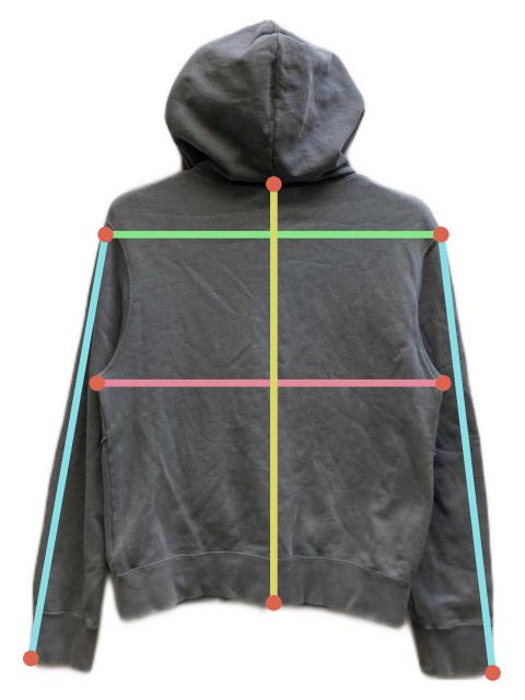 jent louis Double Zip Hoodie M グレー　モード Fur Hood Zip Hoodie – Jent Louis